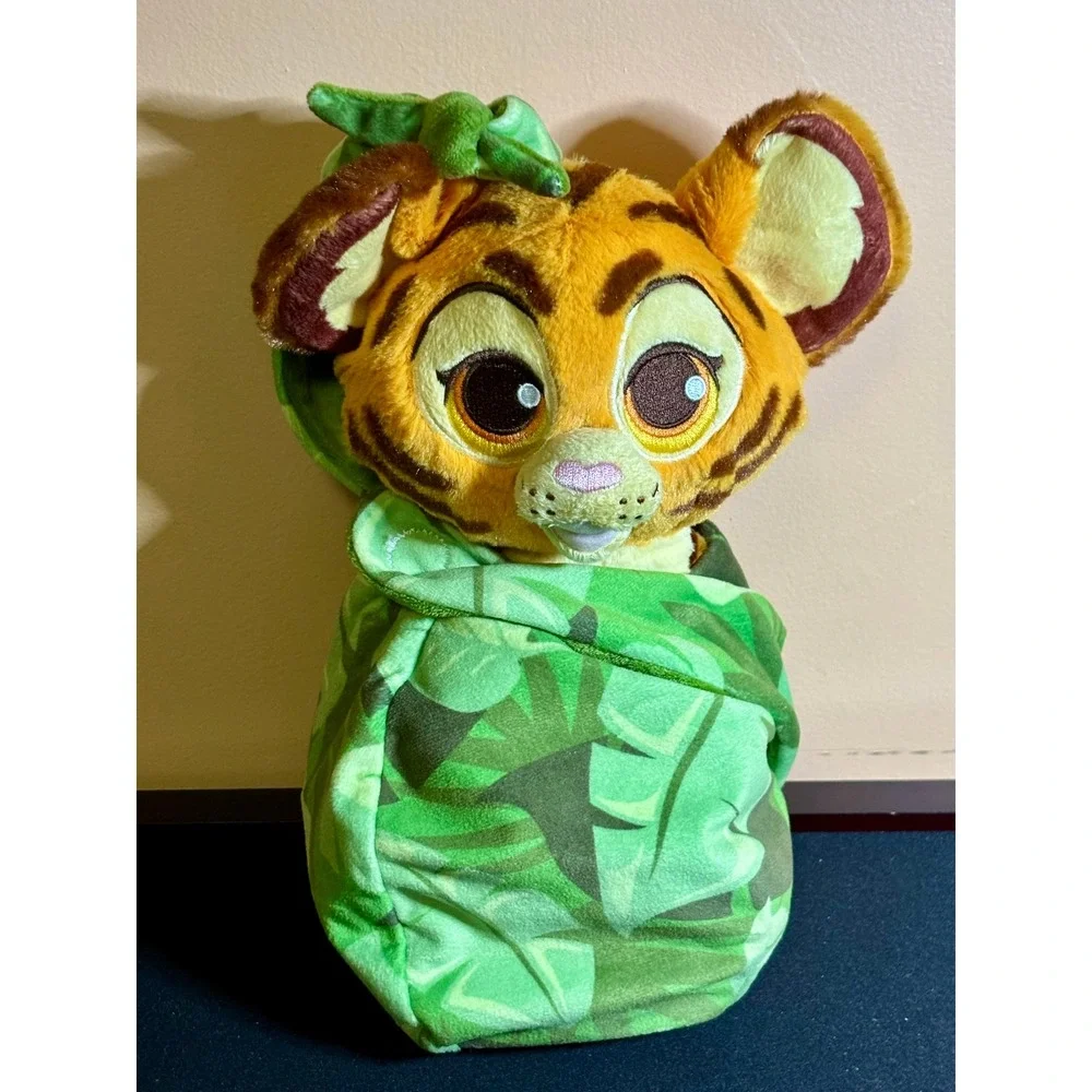 Disney Parks Babies Tiger Cub Plush Swaddle Animal Kingdom Conservation 10in
